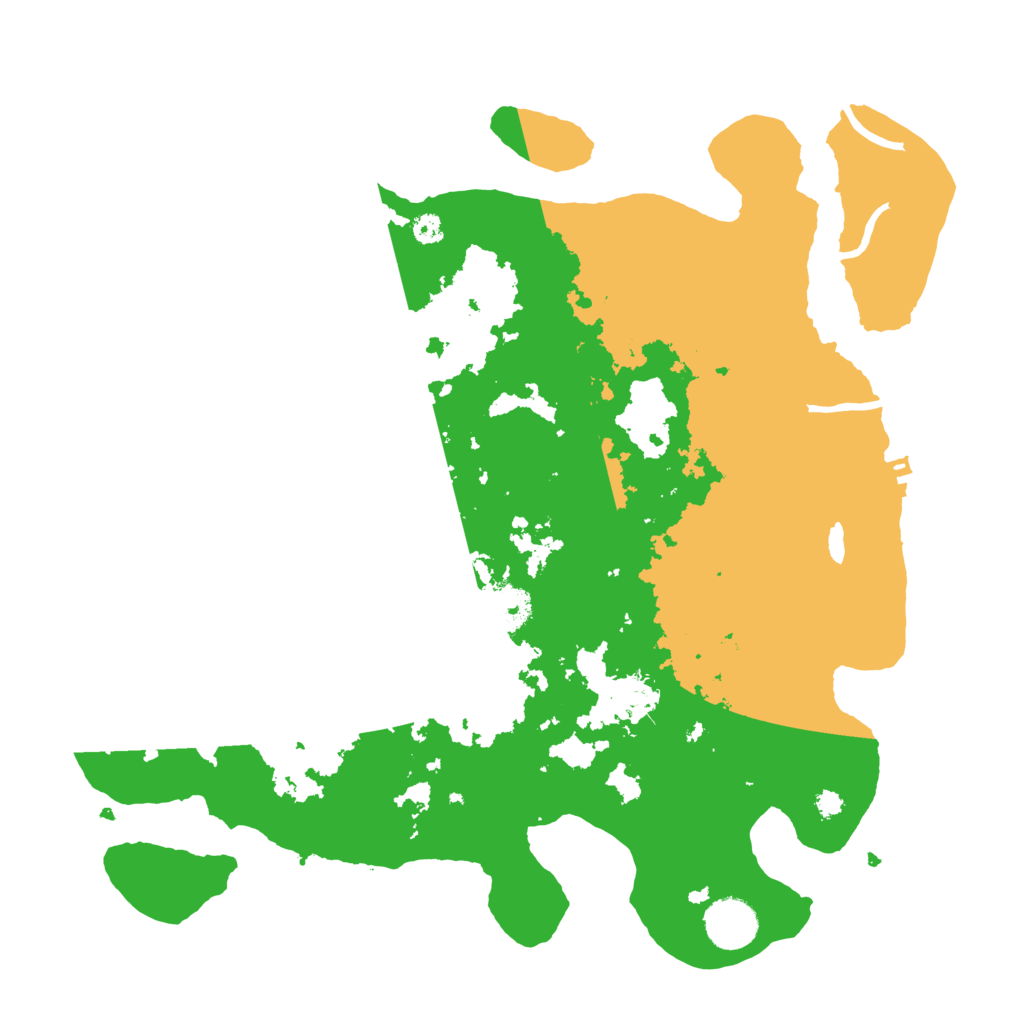 Biome Rust Map: Procedural Map, Size: 3500, Seed: 691020859