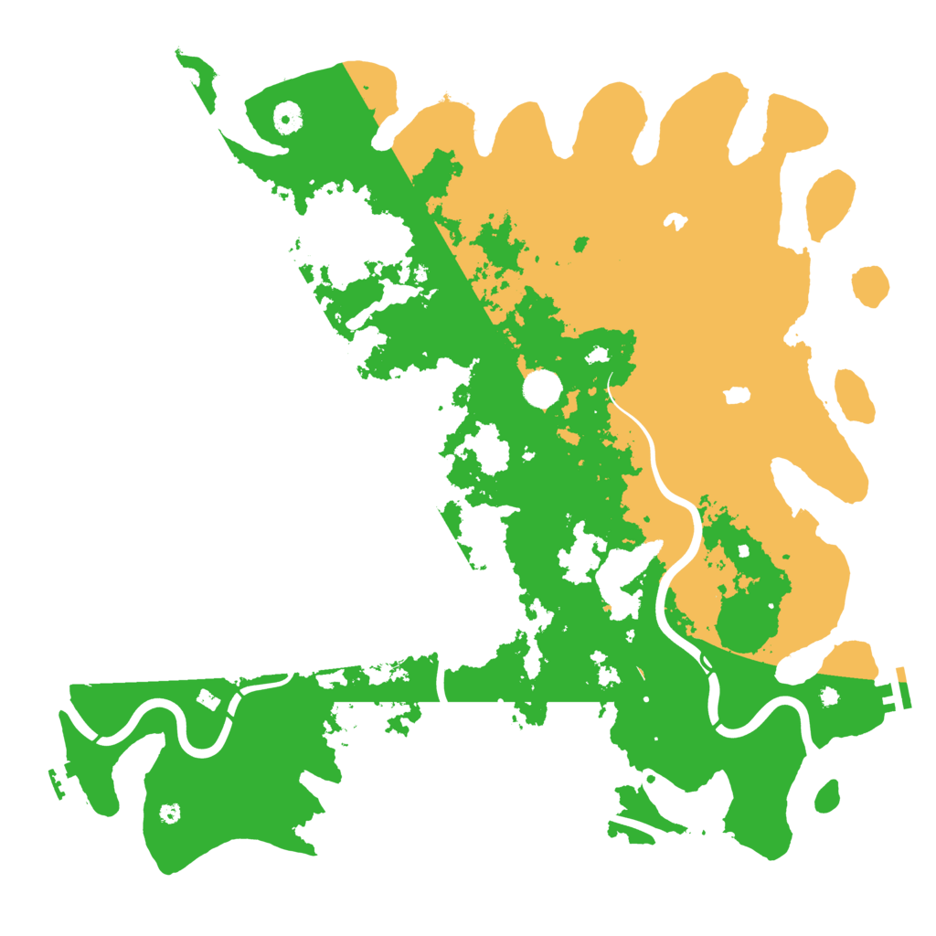 Biome Rust Map: Procedural Map, Size: 4500, Seed: 880003932