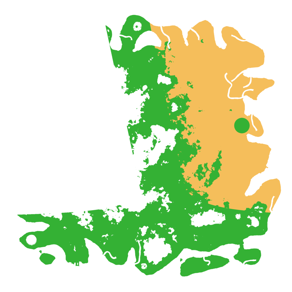 Biome Rust Map: Procedural Map, Size: 5000, Seed: 1876885857