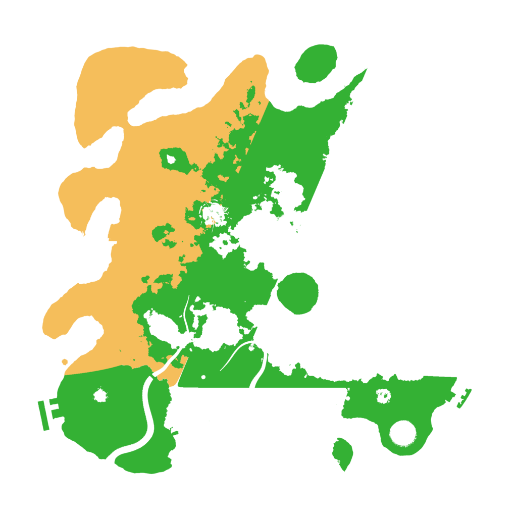 Biome Rust Map: Procedural Map, Size: 3500, Seed: 1803245328