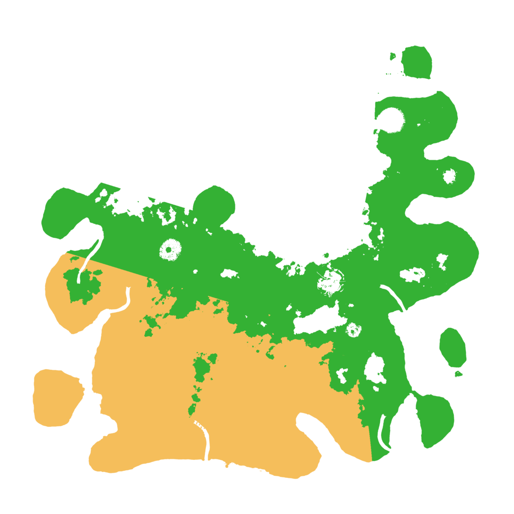 Biome Rust Map: Procedural Map, Size: 3600, Seed: 1758748342