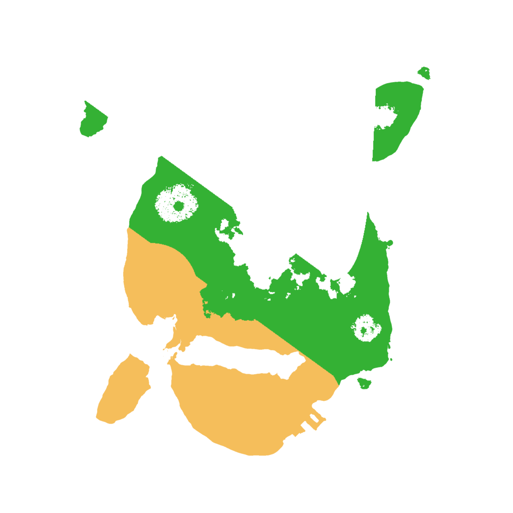 Biome Rust Map: Procedural Map, Size: 2000, Seed: 4050