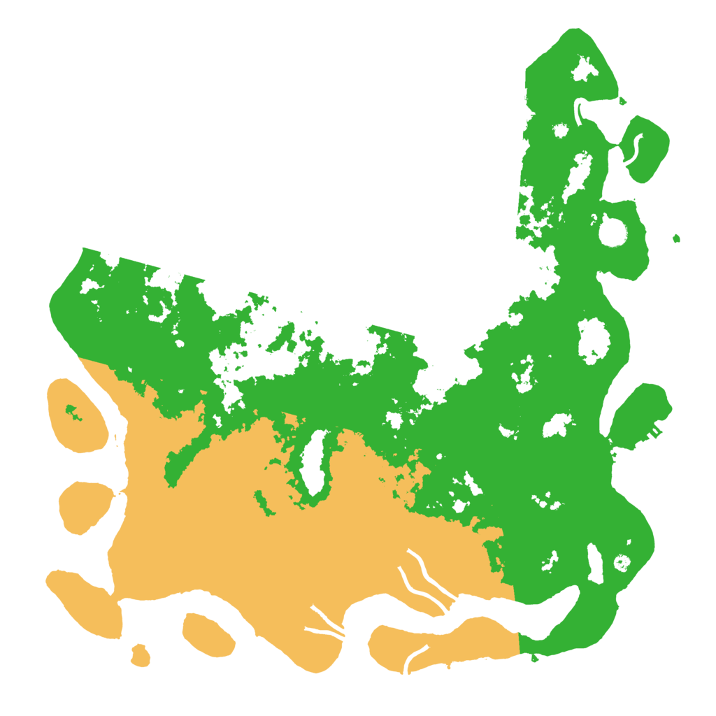 Biome Rust Map: Procedural Map, Size: 4500, Seed: 923146107