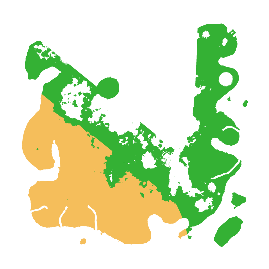 Biome Rust Map: Procedural Map, Size: 3400, Seed: 1046595079