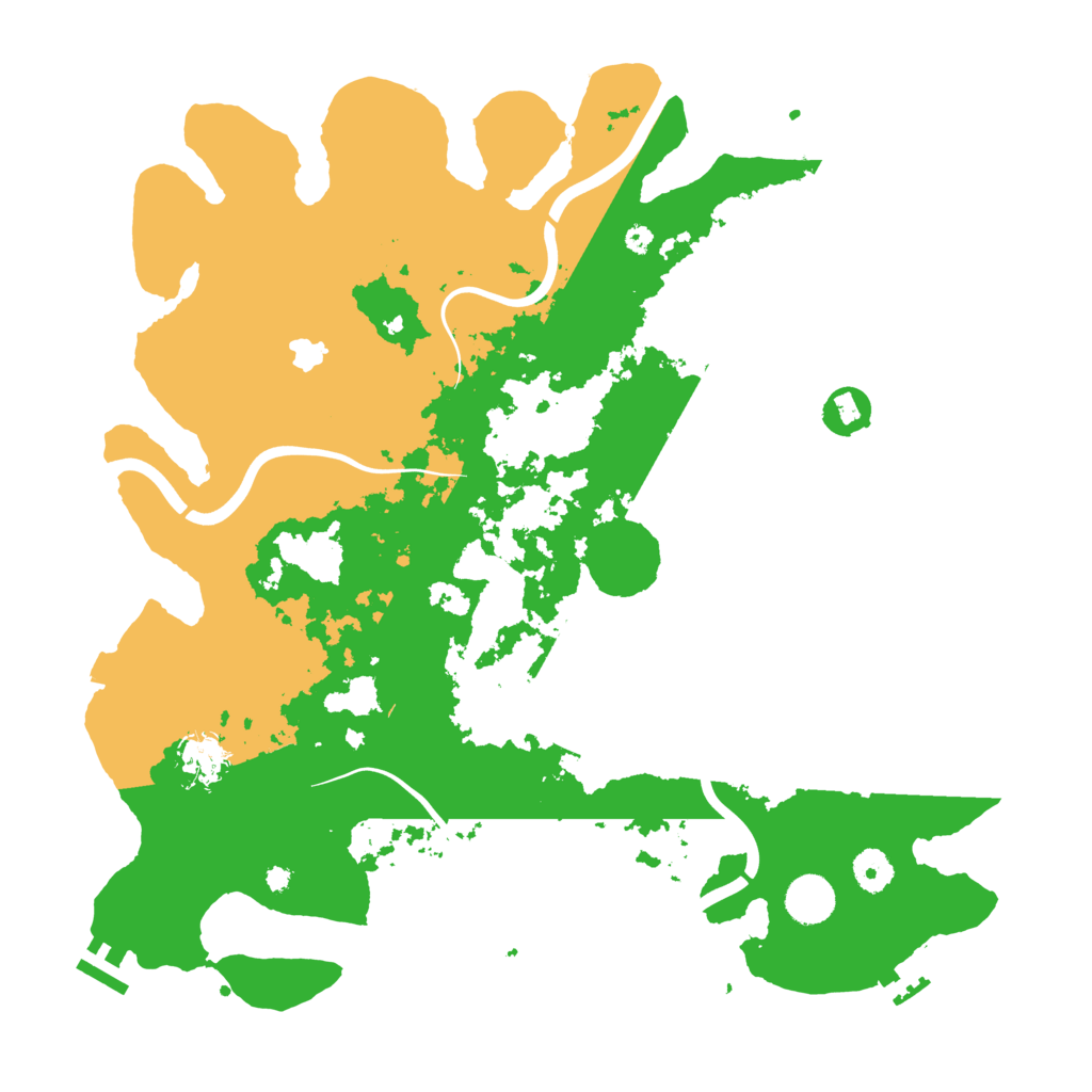Biome Rust Map: Procedural Map, Size: 4000, Seed: 853454