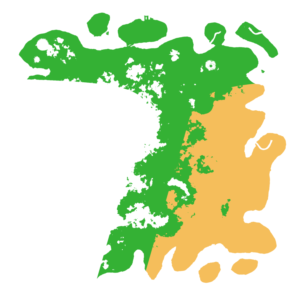 Biome Rust Map: Procedural Map, Size: 4400, Seed: 27
