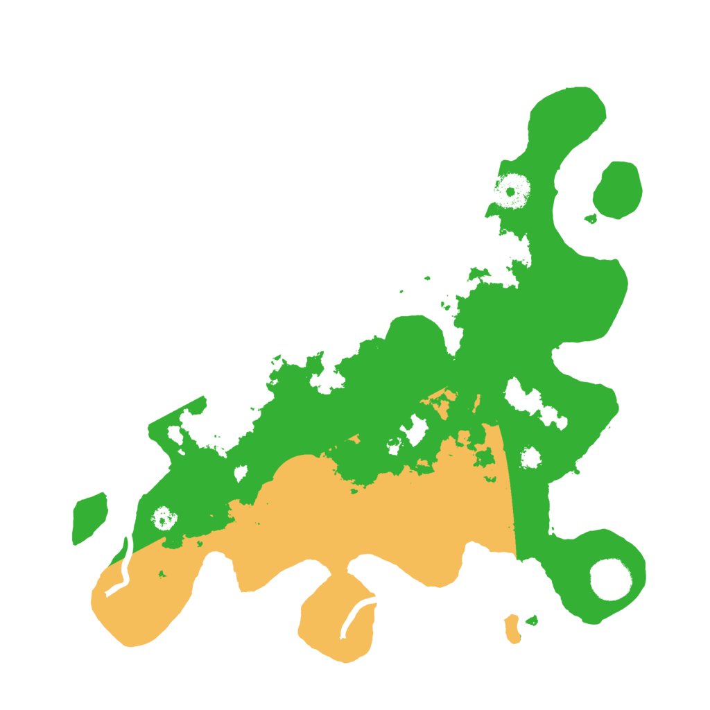 Biome Rust Map: Procedural Map, Size: 3100, Seed: 1337549