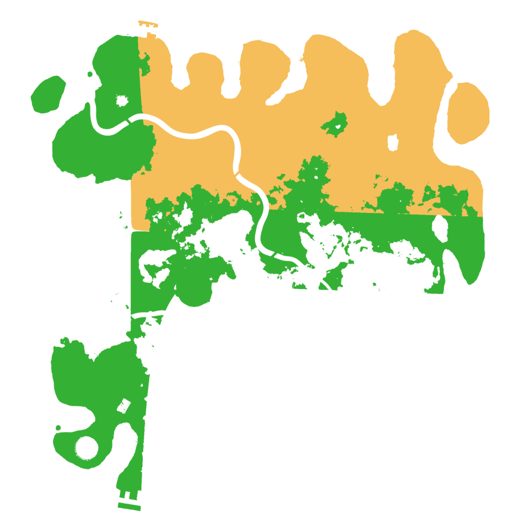Biome Rust Map: Procedural Map, Size: 4000, Seed: 62291445