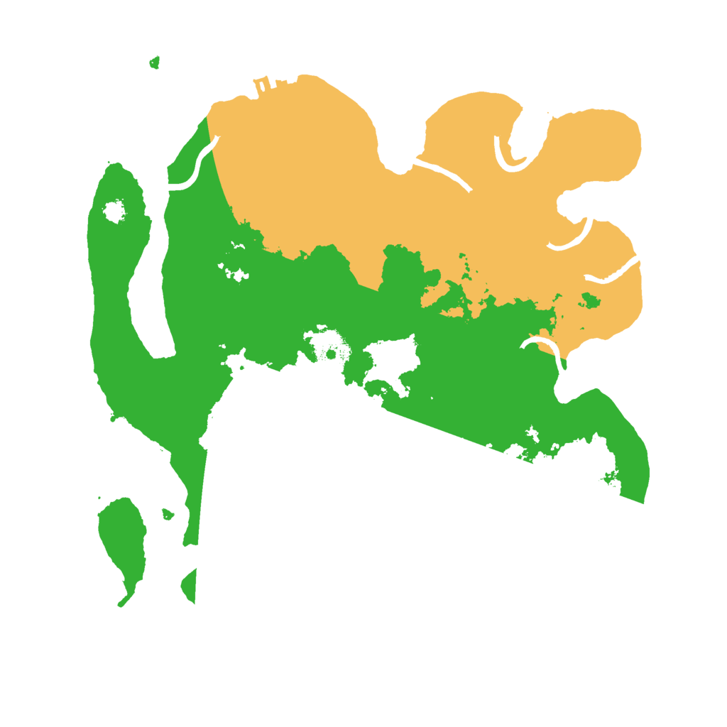 Biome Rust Map: Procedural Map, Size: 3000, Seed: 51586060