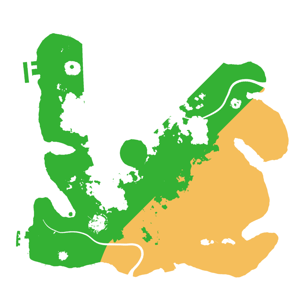 Biome Rust Map: Procedural Map, Size: 3000, Seed: 25018424