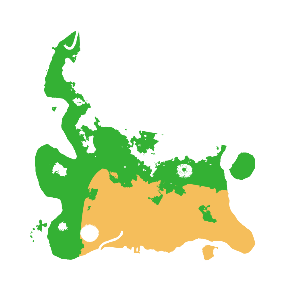 Biome Rust Map: Procedural Map, Size: 3000, Seed: 1192253125