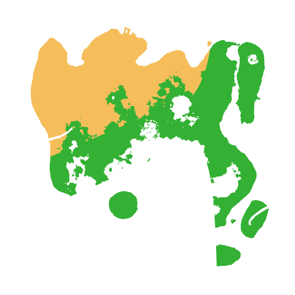 Biome Rust Map: Procedural Map, Size: 3000, Seed: 19267