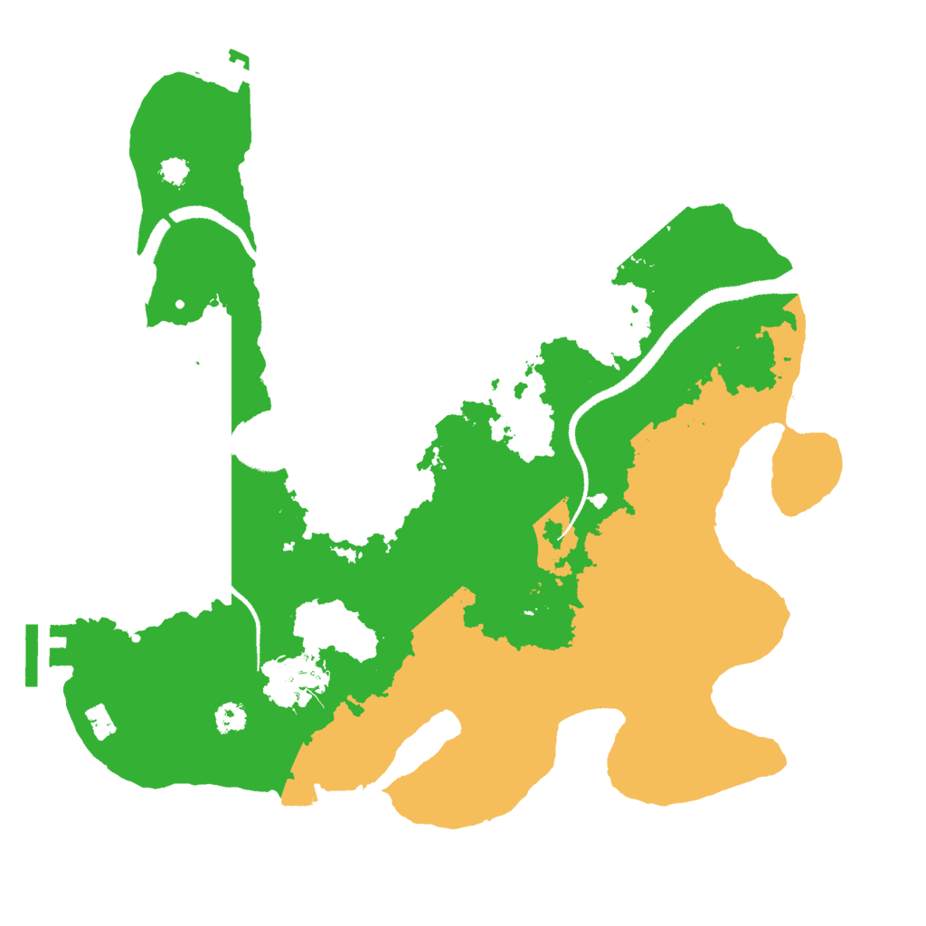 Biome Rust Map: Procedural Map, Size: 3000, Seed: 213670