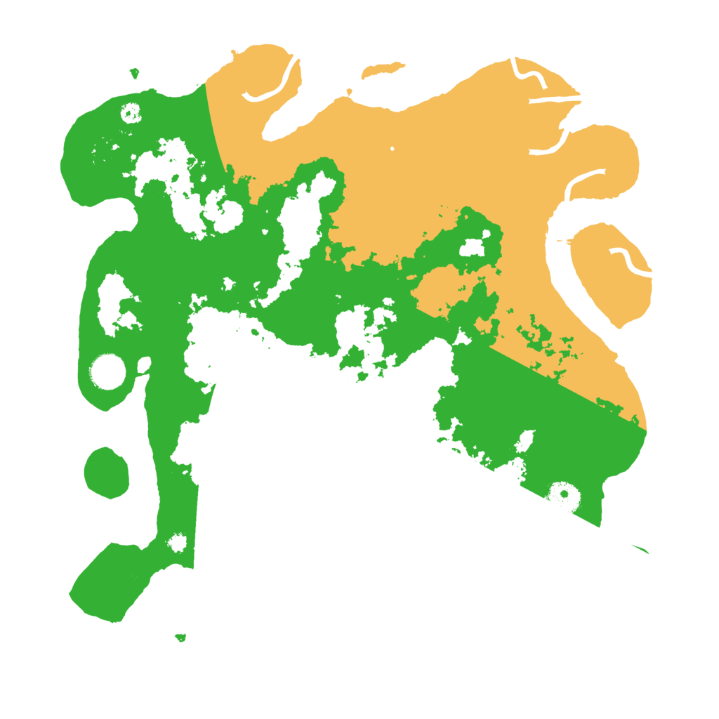 Biome Rust Map: Procedural Map, Size: 3550, Seed: 356144