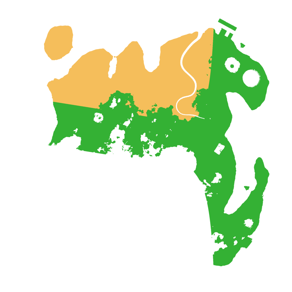 Biome Rust Map: Procedural Map, Size: 3000, Seed: 1806923223