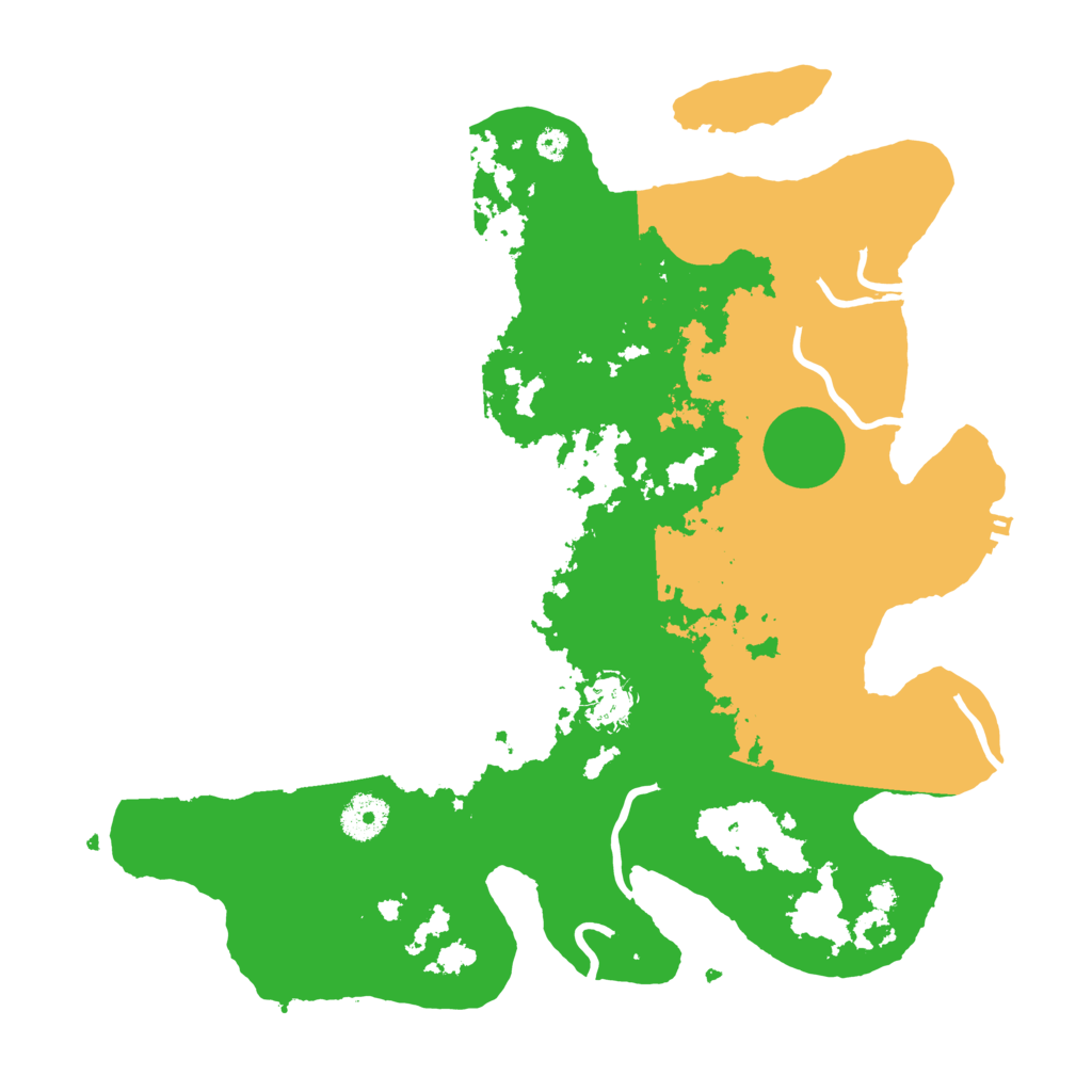 Biome Rust Map: Procedural Map, Size: 3550, Seed: 218076