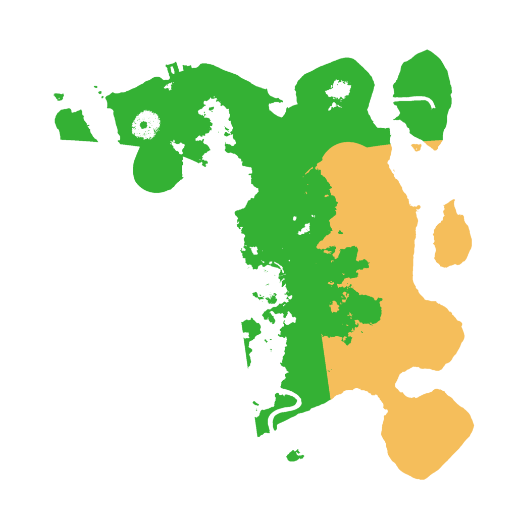 Biome Rust Map: Procedural Map, Size: 2800, Seed: 927847957