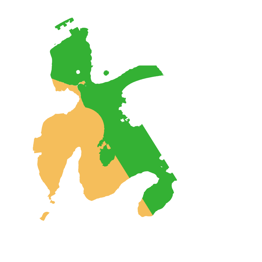 Biome Rust Map: Procedural Map, Size: 2000, Seed: 1728222957