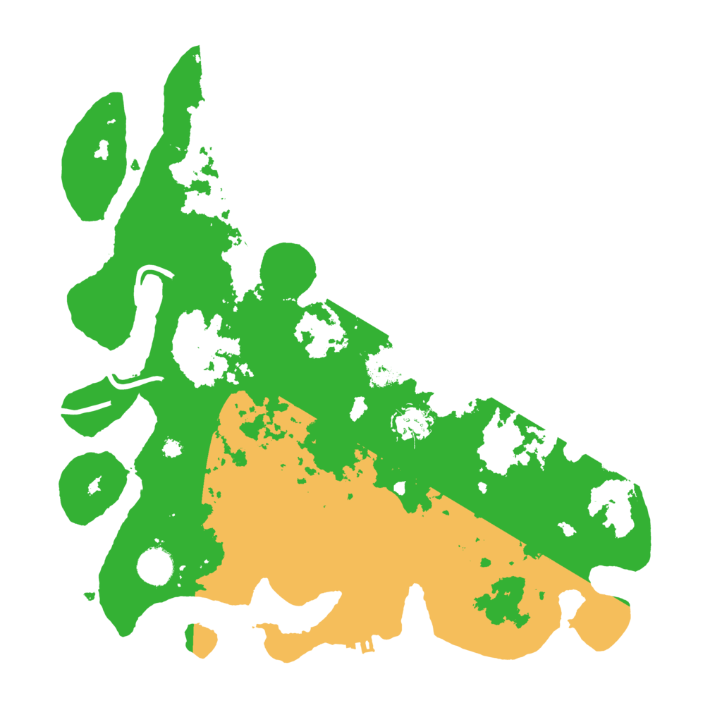 Biome Rust Map: Procedural Map, Size: 3500, Seed: 57334