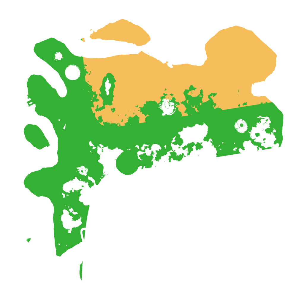 Biome Rust Map: Procedural Map, Size: 3550, Seed: 611774