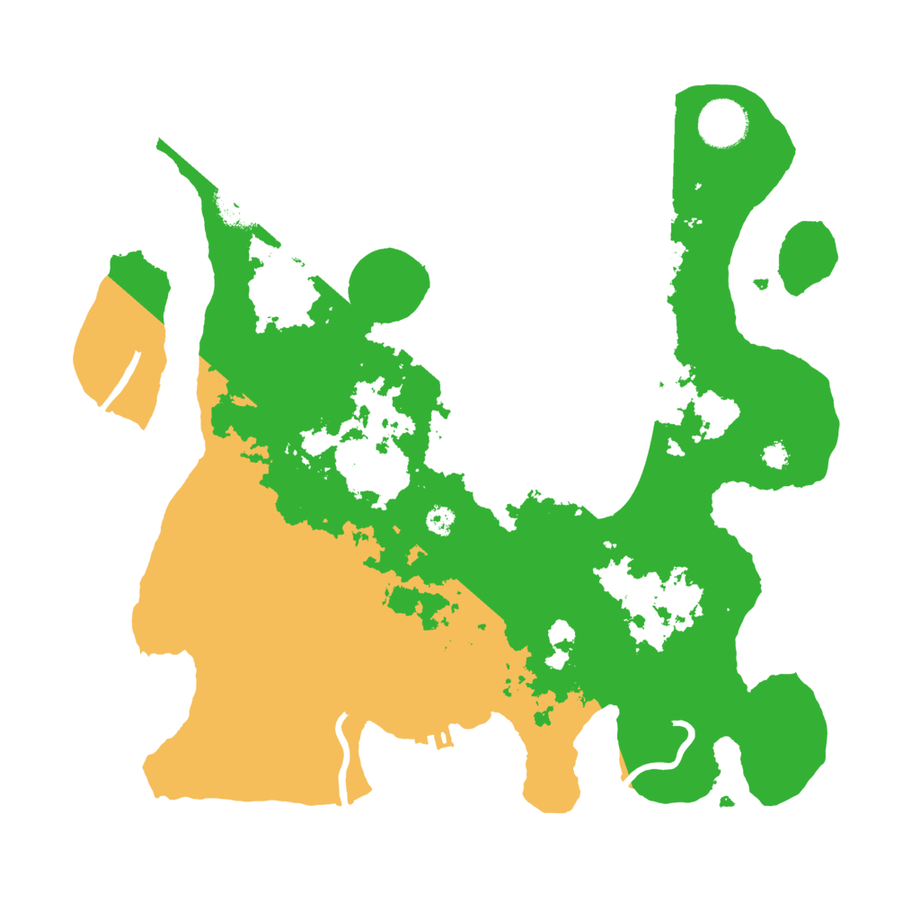 Biome Rust Map: Procedural Map, Size: 3300, Seed: 1222222279