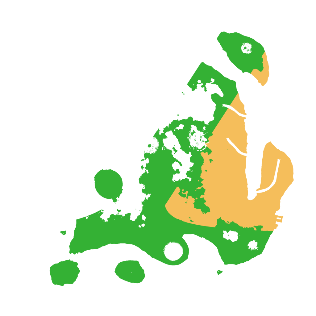 Biome Rust Map: Procedural Map, Size: 3000, Seed: 16405