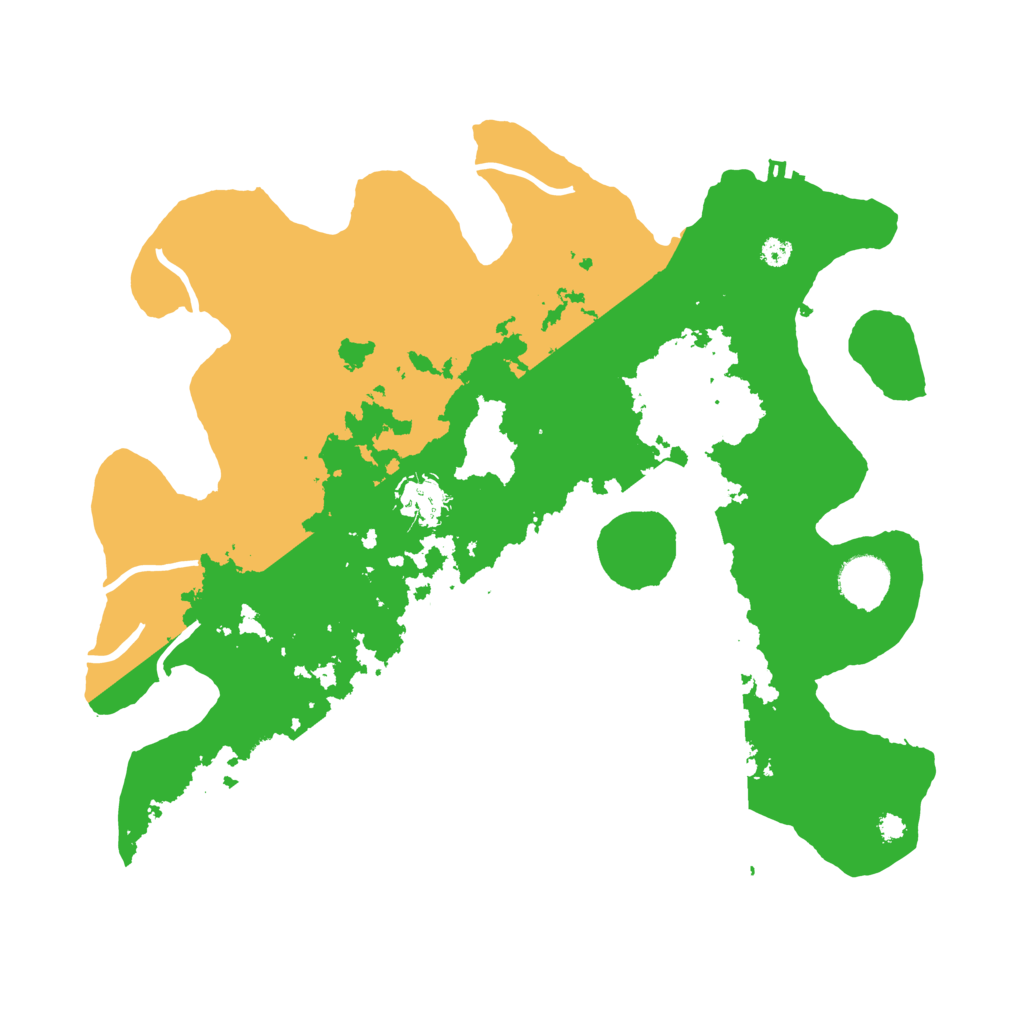 Biome Rust Map: Procedural Map, Size: 3550, Seed: 427093