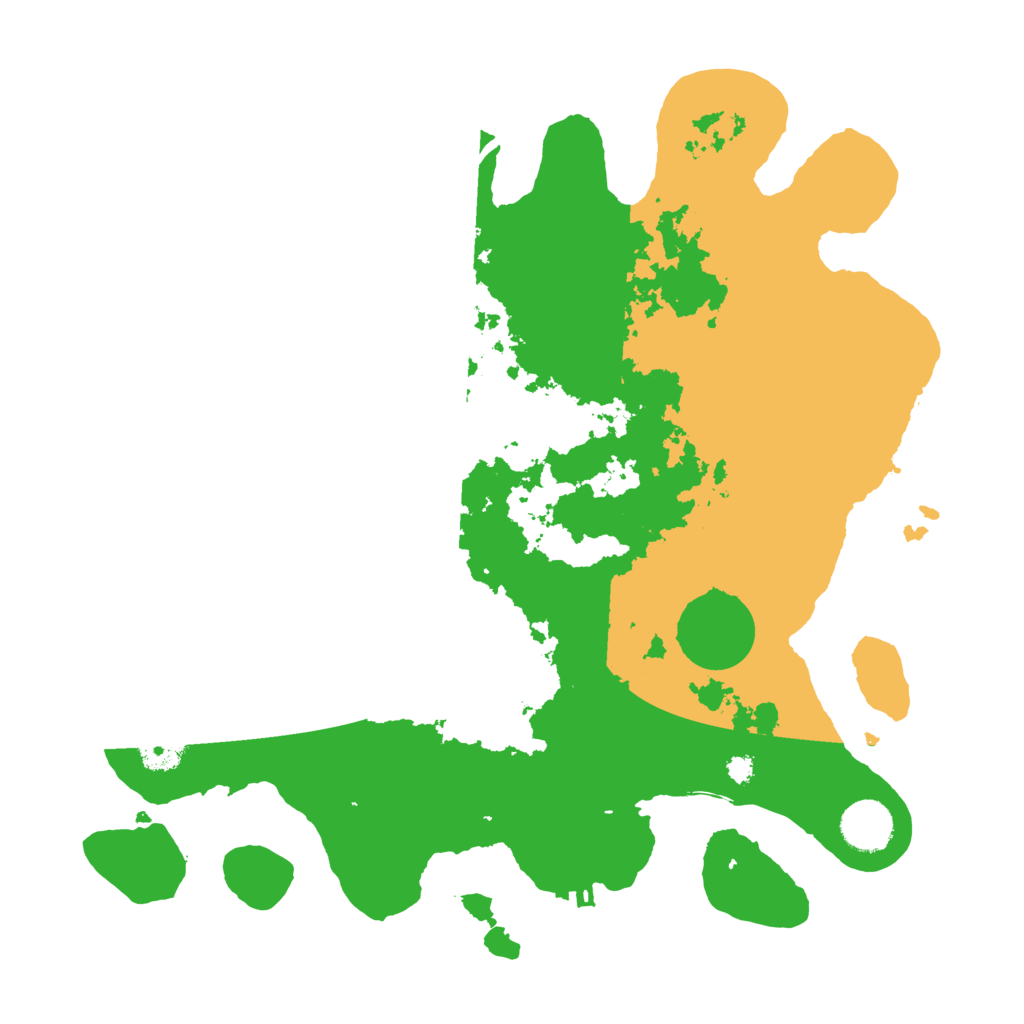 Biome Rust Map: Procedural Map, Size: 3500, Seed: 466859457