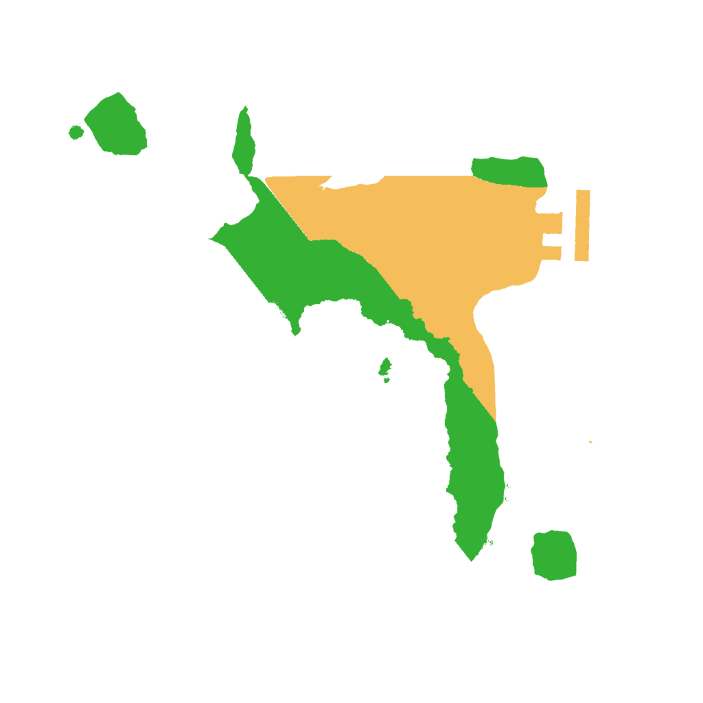 Biome Rust Map: Procedural Map, Size: 2000, Seed: 1997758287