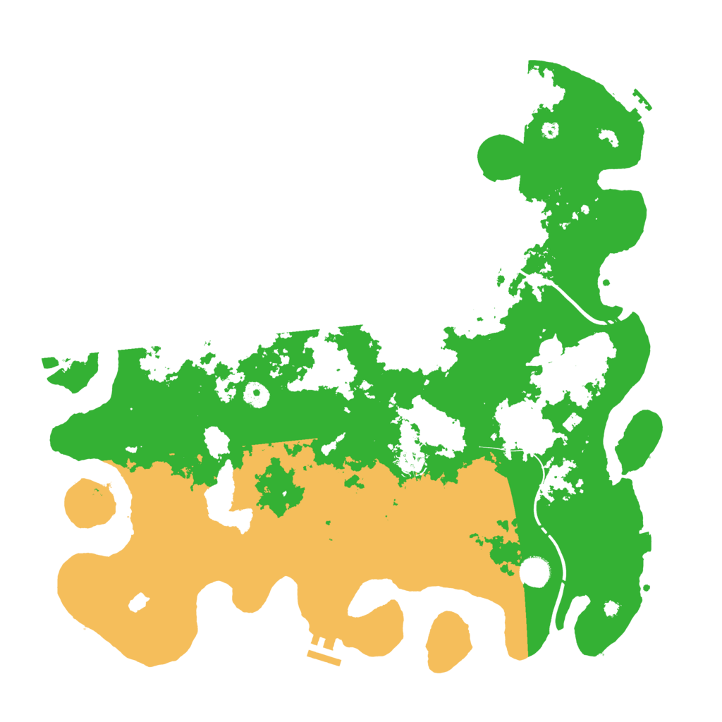 Biome Rust Map: Procedural Map, Size: 4250, Seed: 745524782