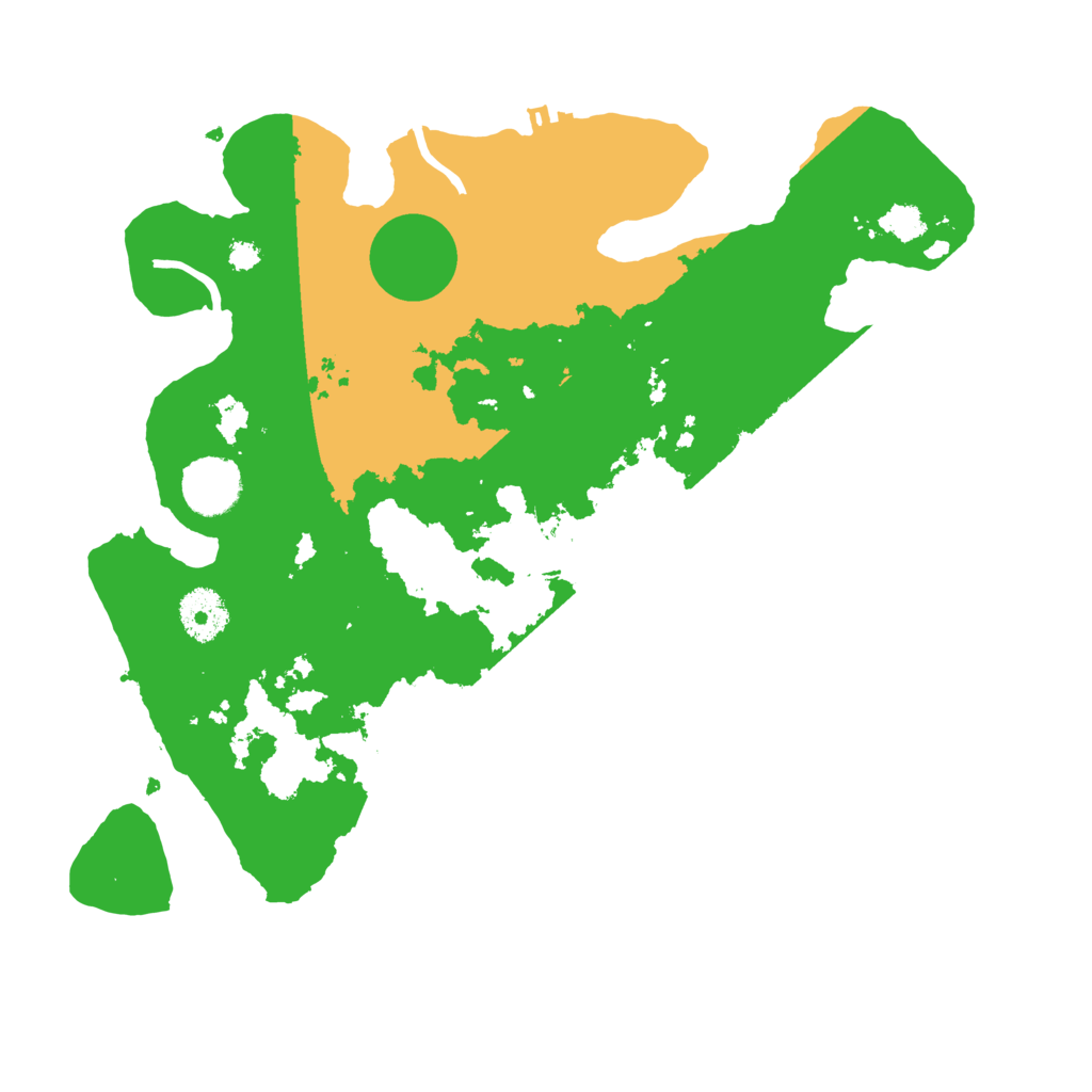 Biome Rust Map: Procedural Map, Size: 3300, Seed: 1222122279