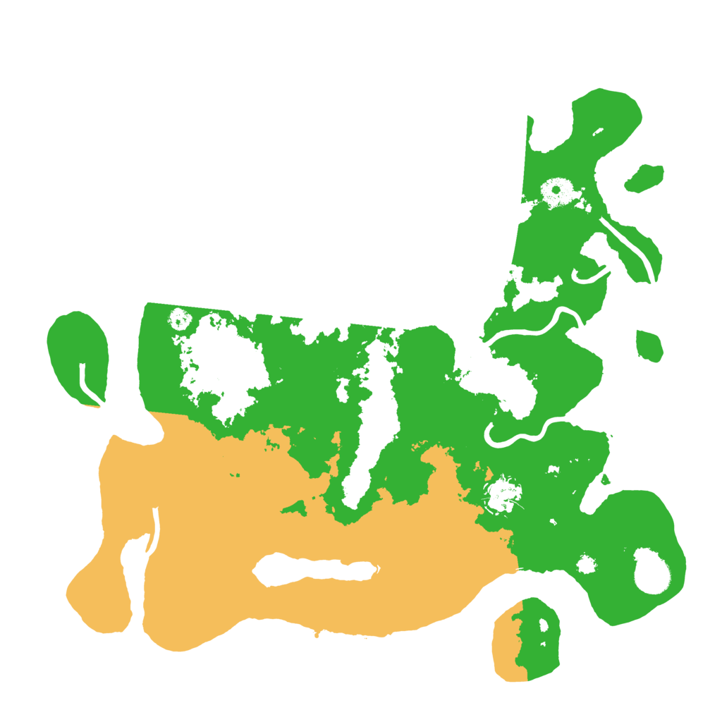 Biome Rust Map: Procedural Map, Size: 3500, Seed: 16237