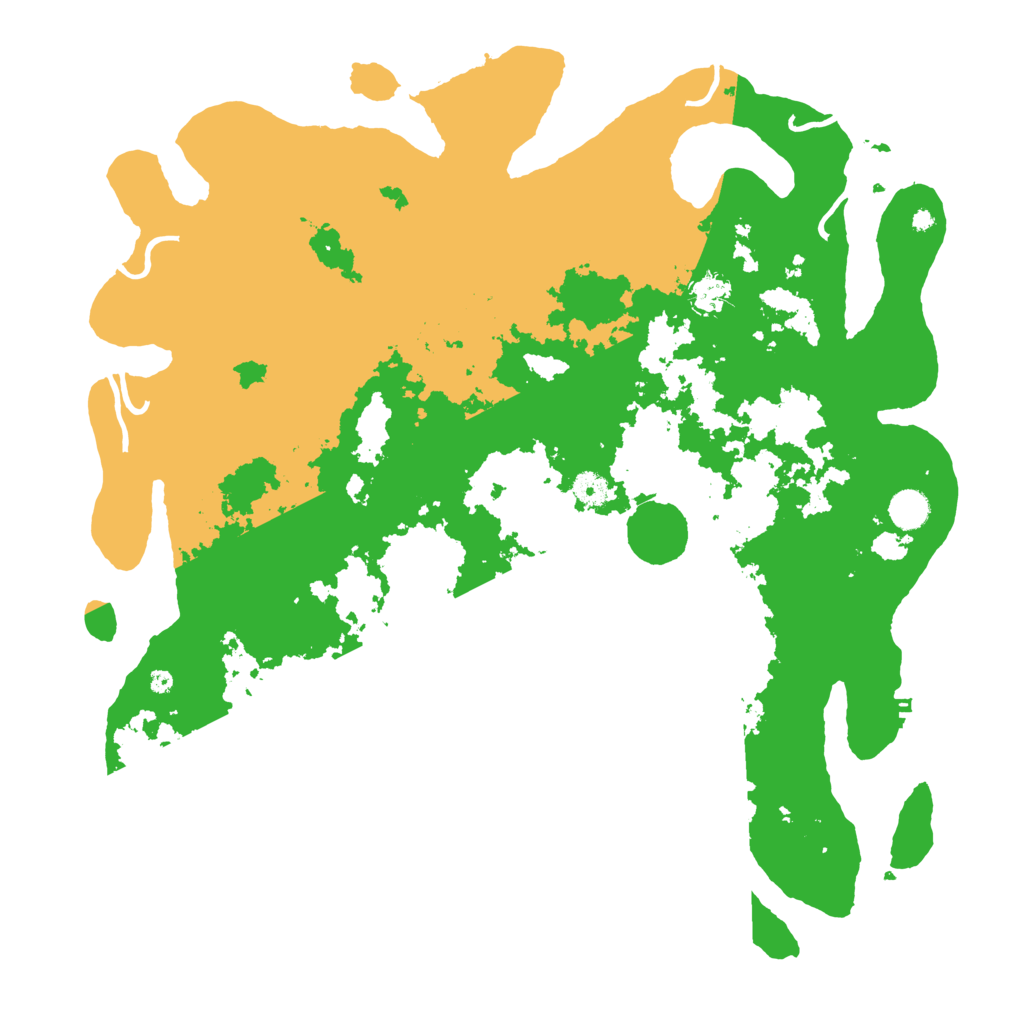 Biome Rust Map: Procedural Map, Size: 4500, Seed: 1009050098