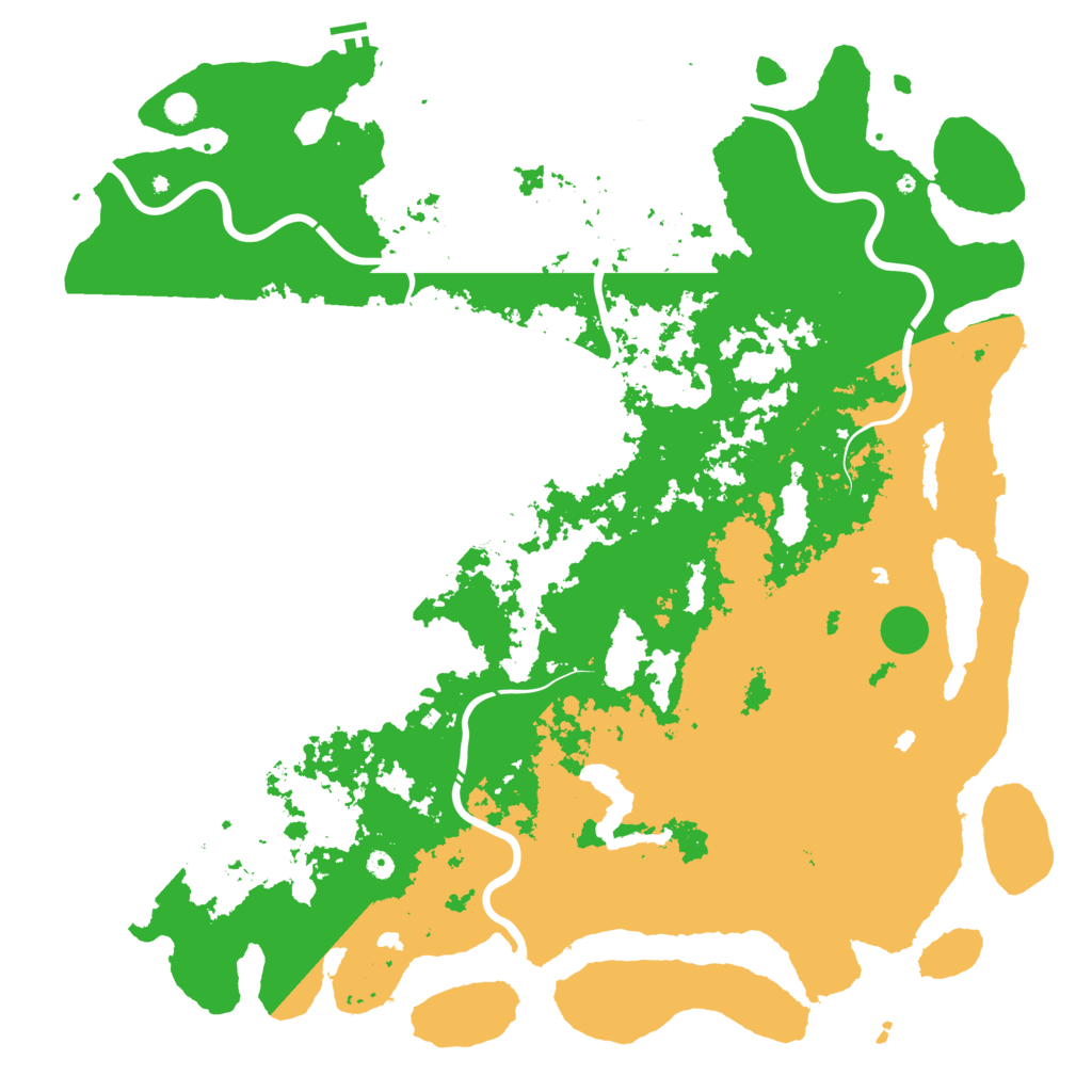 Biome Rust Map: Procedural Map, Size: 6000, Seed: 79106878