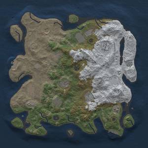 Thumbnail Rust Map: Procedural Map, Size: 3850, Seed: 182716917, 20 Monuments