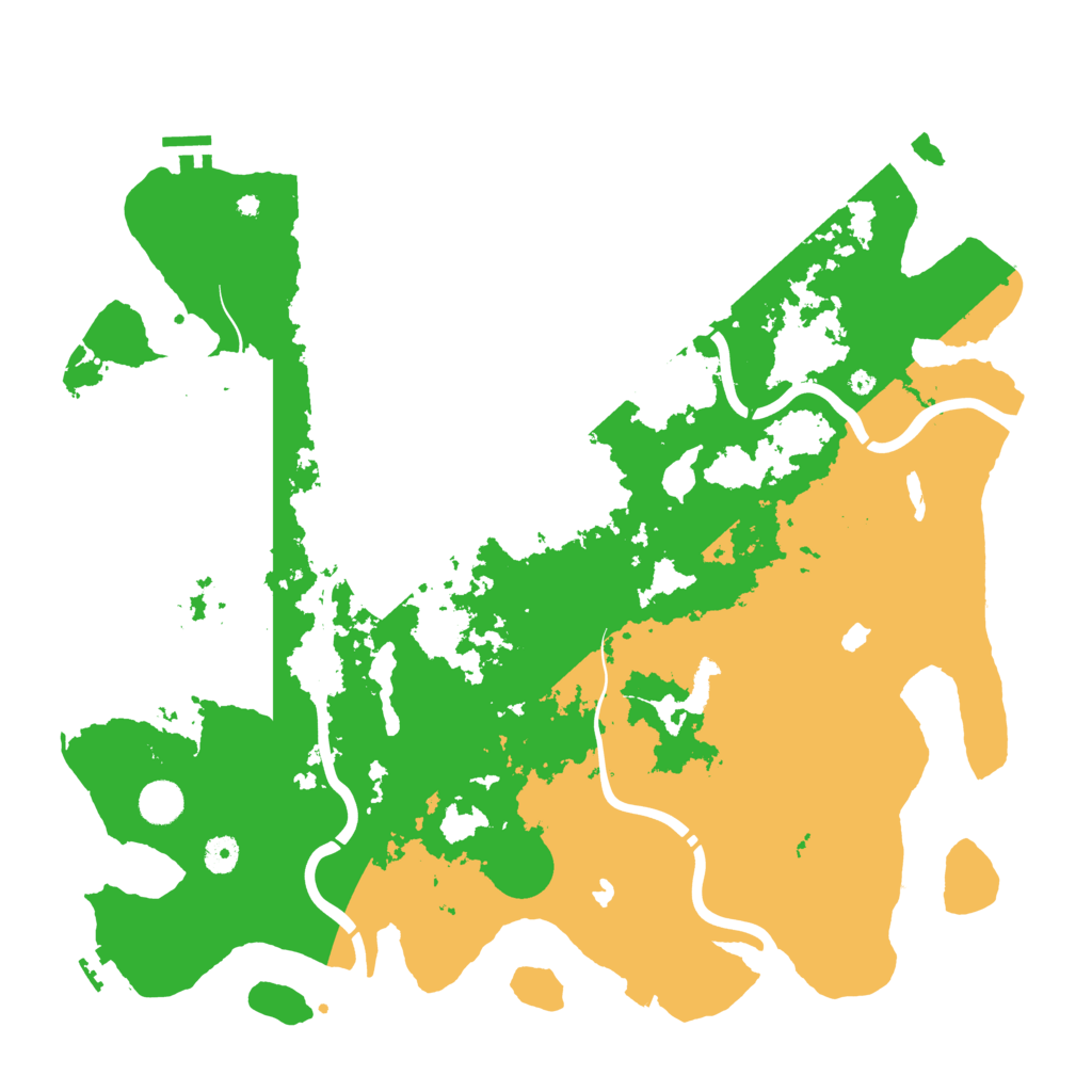 Biome Rust Map: Procedural Map, Size: 4500, Seed: 1578757