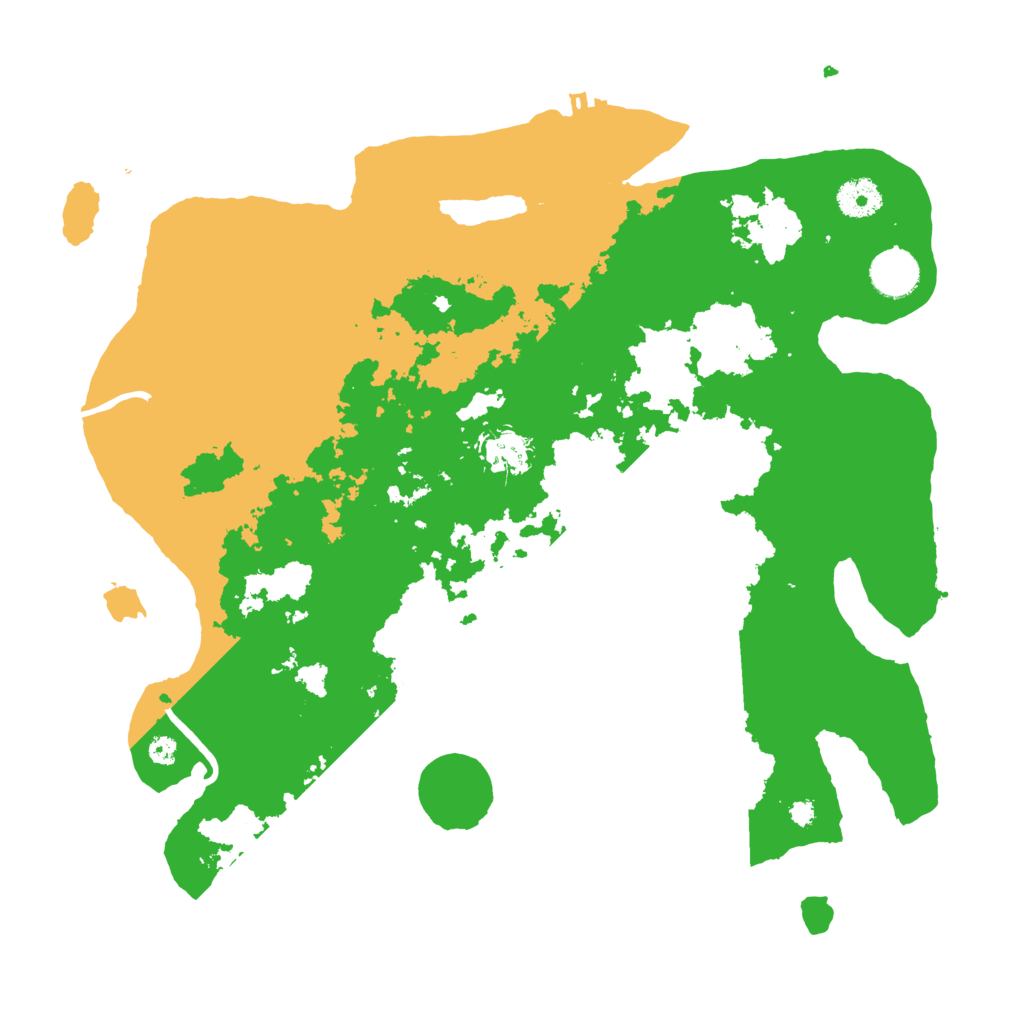 Biome Rust Map: Procedural Map, Size: 3700, Seed: 1116306322