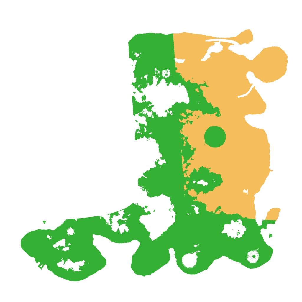 Biome Rust Map: Procedural Map, Size: 3696, Seed: 1790847951