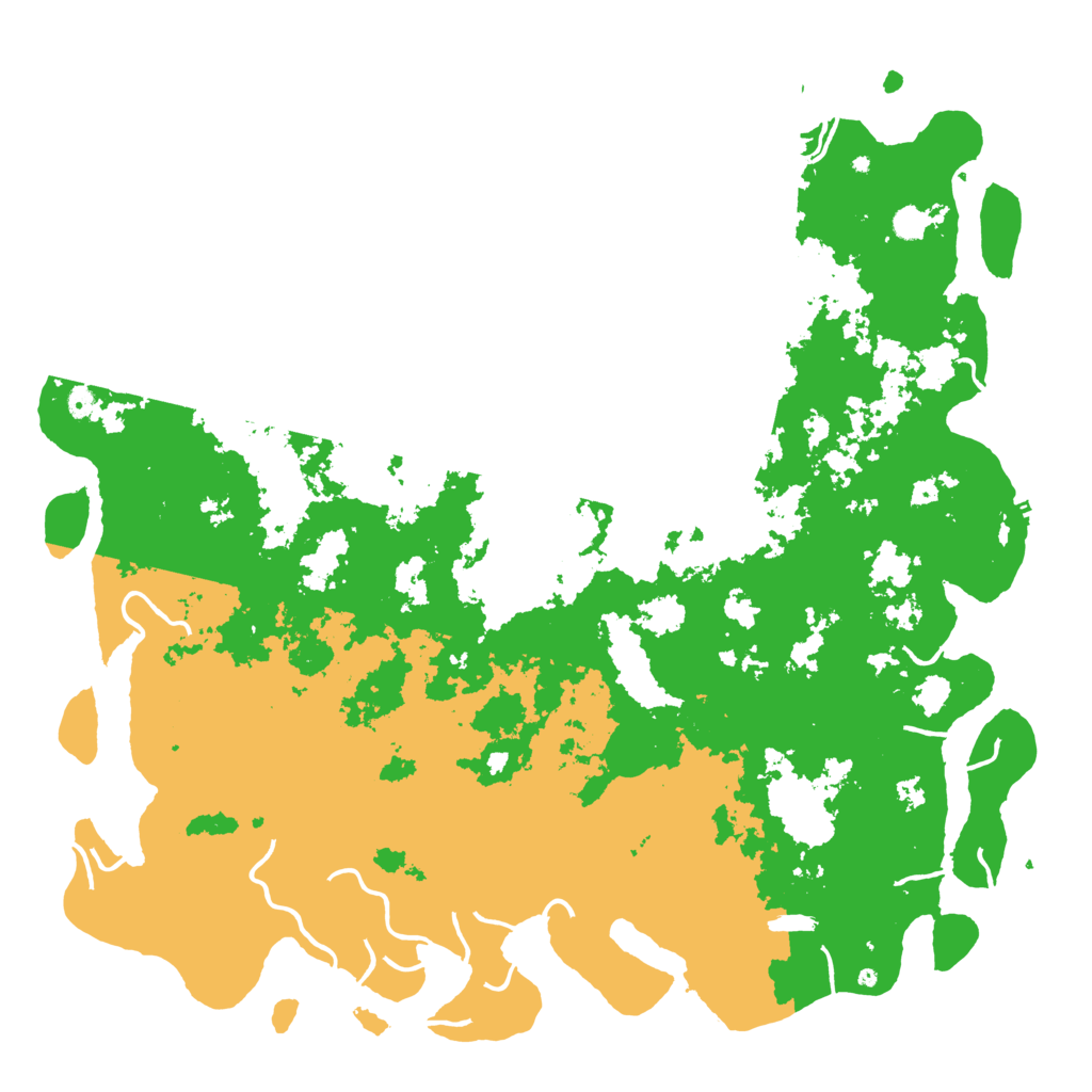 Biome Rust Map: Procedural Map, Size: 6000, Seed: 1200
