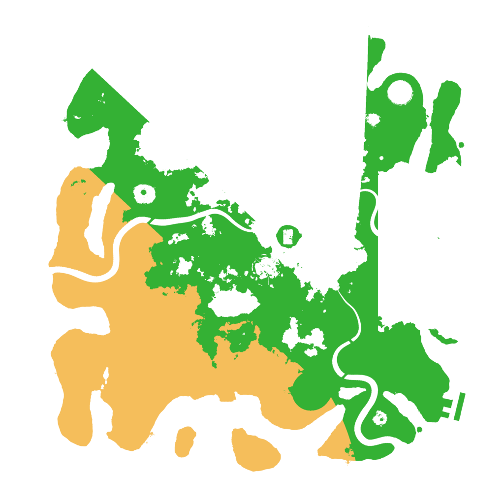 Biome Rust Map: Procedural Map, Size: 3600, Seed: 1654879635
