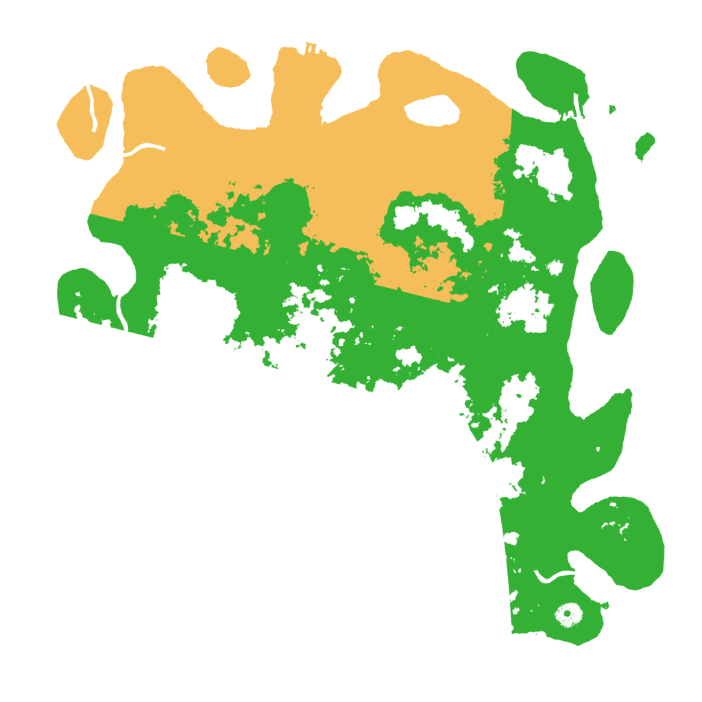 Biome Rust Map: Procedural Map, Size: 4200, Seed: 18322
