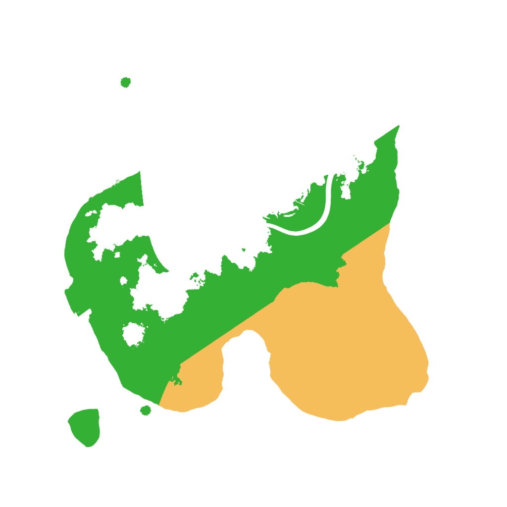 Biome Rust Map: Procedural Map, Size: 2000, Seed: 52352351