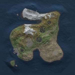 Thumbnail Rust Map: Procedural Map, Size: 2000, Seed: 52352351, 9 Monuments