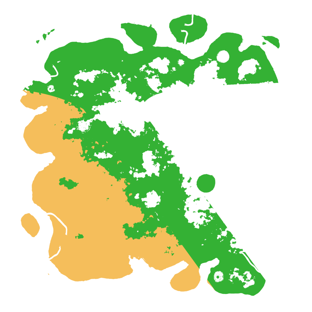 Biome Rust Map: Procedural Map, Size: 4500, Seed: 133658