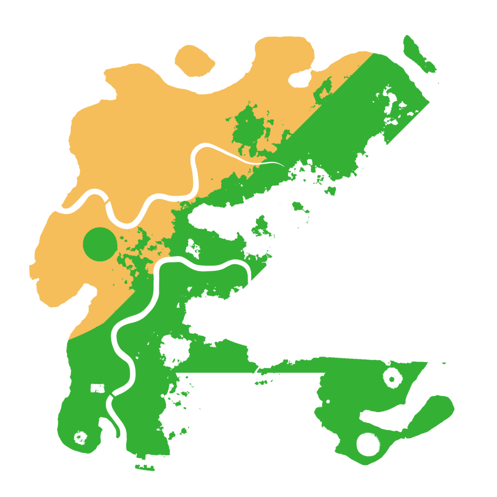 Biome Rust Map: Procedural Map, Size: 3850, Seed: 88379769