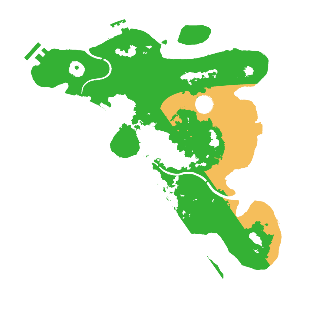 Biome Rust Map: Procedural Map, Size: 3000, Seed: 81461869