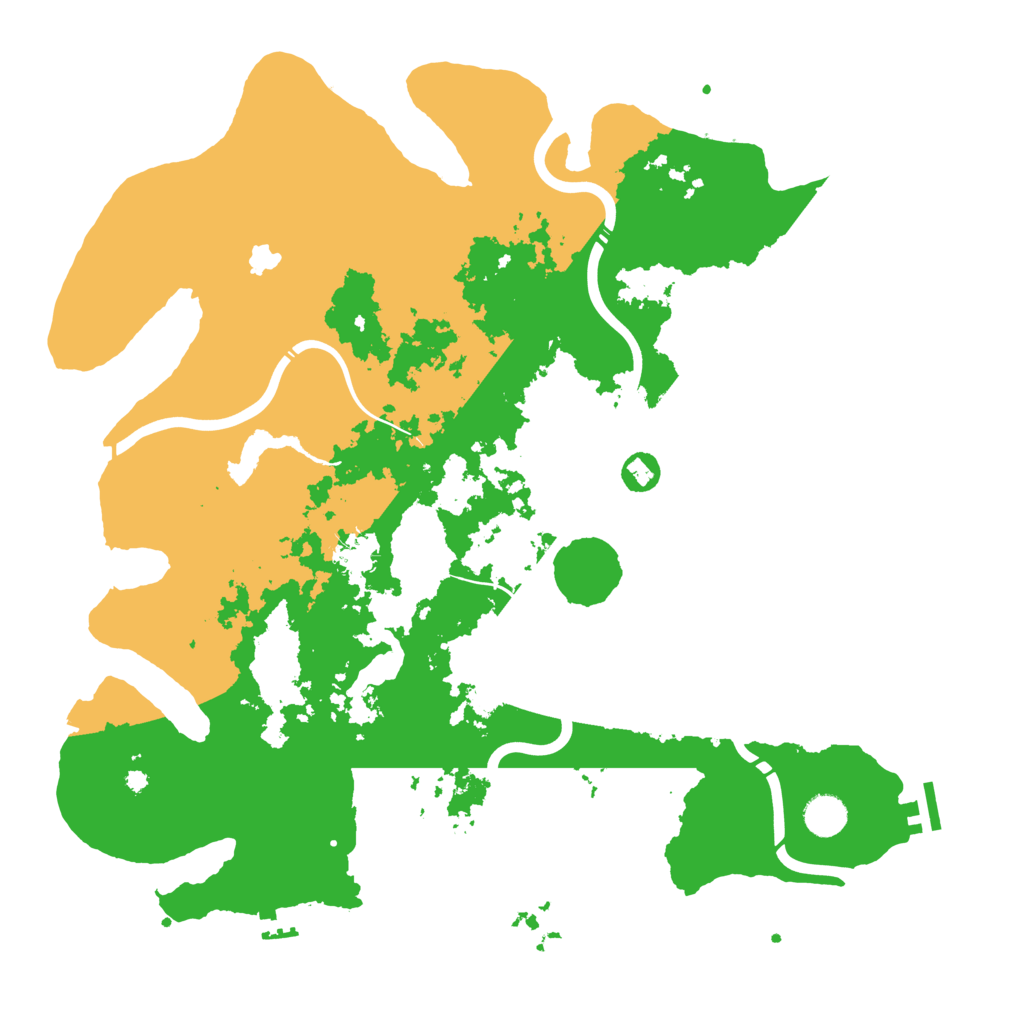 Biome Rust Map: Procedural Map, Size: 4250, Seed: 819509708