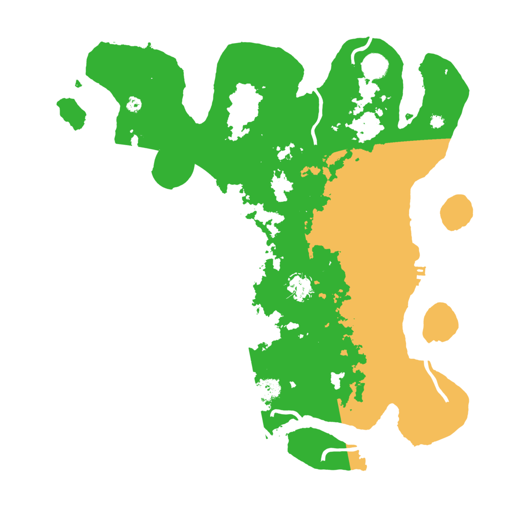 Biome Rust Map: Procedural Map, Size: 3500, Seed: 20220629