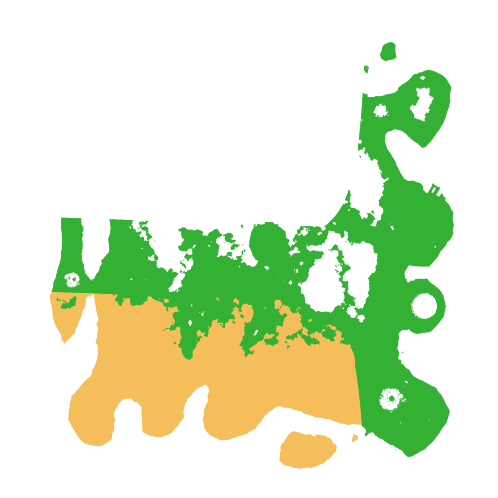 Biome Rust Map: Procedural Map, Size: 3500, Seed: 23141