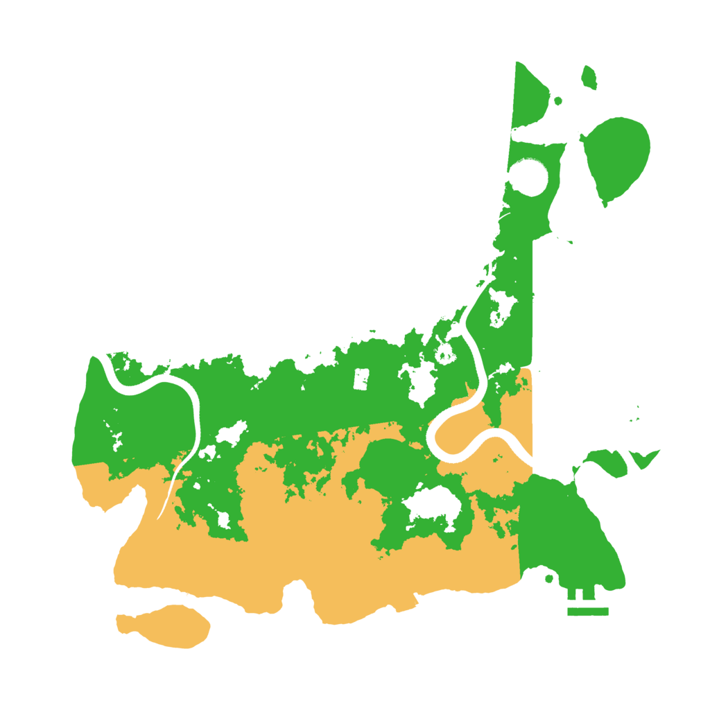 Biome Rust Map: Procedural Map, Size: 3500, Seed: 15022021